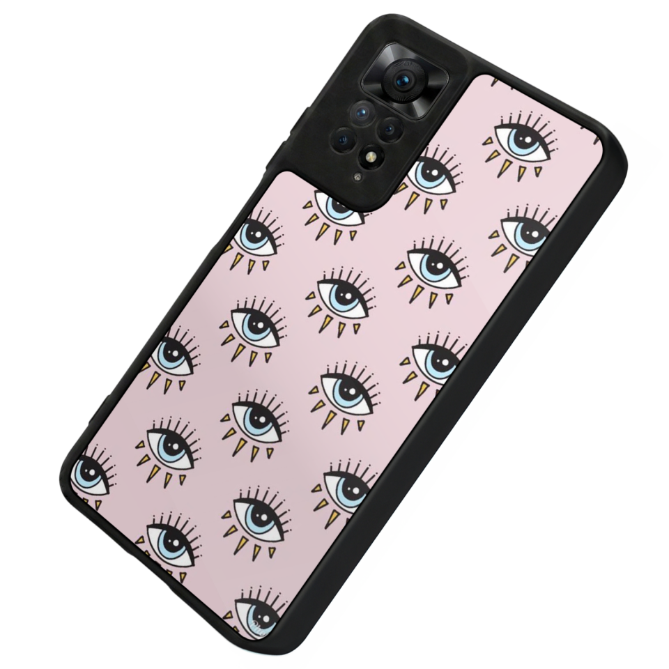 Xiaomi Redmi Note 11 Pro Uyumlu Göz Tasarımlı Glossy Premium Kılıf