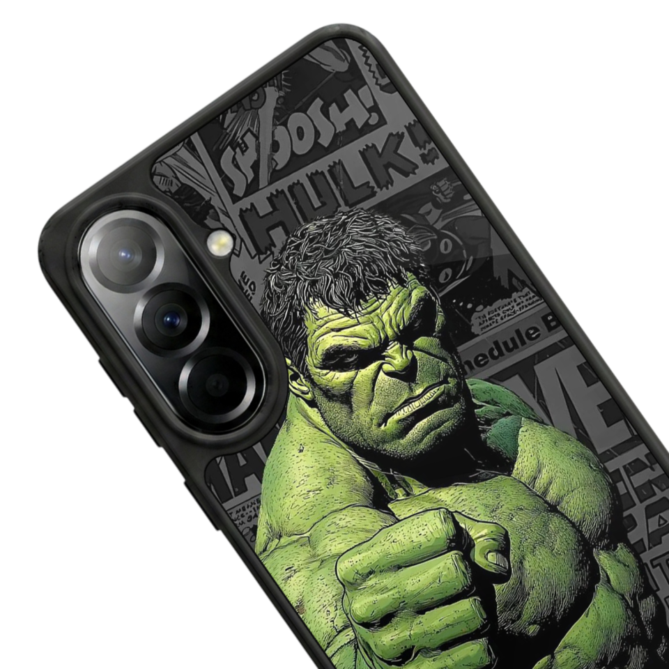 Samsung Galaxy A37 Uyumlu Hulk Tasarımlı Glossy Premium Kılıf