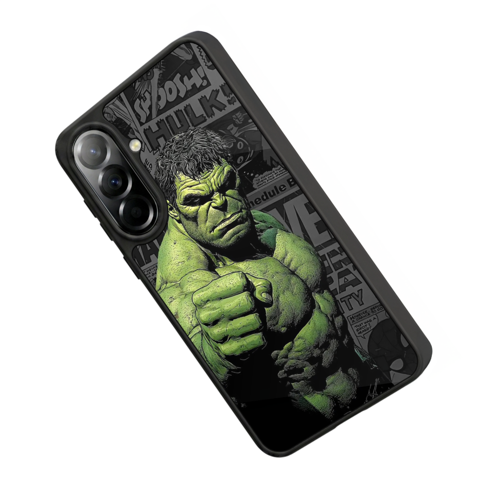 Samsung Galaxy A37 Uyumlu Hulk Tasarımlı Glossy Premium Kılıf