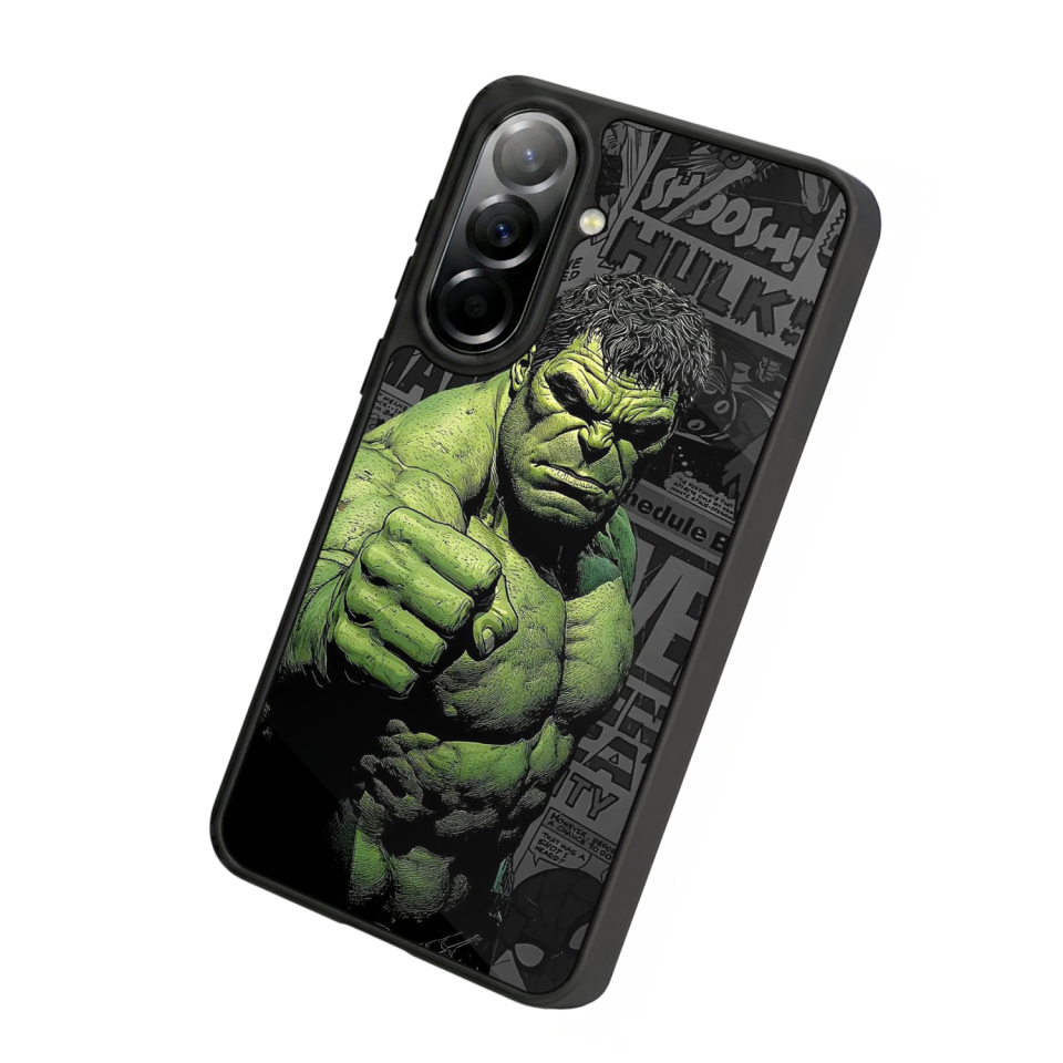 Samsung Galaxy A37 Uyumlu Hulk Tasarımlı Glossy Premium Kılıf