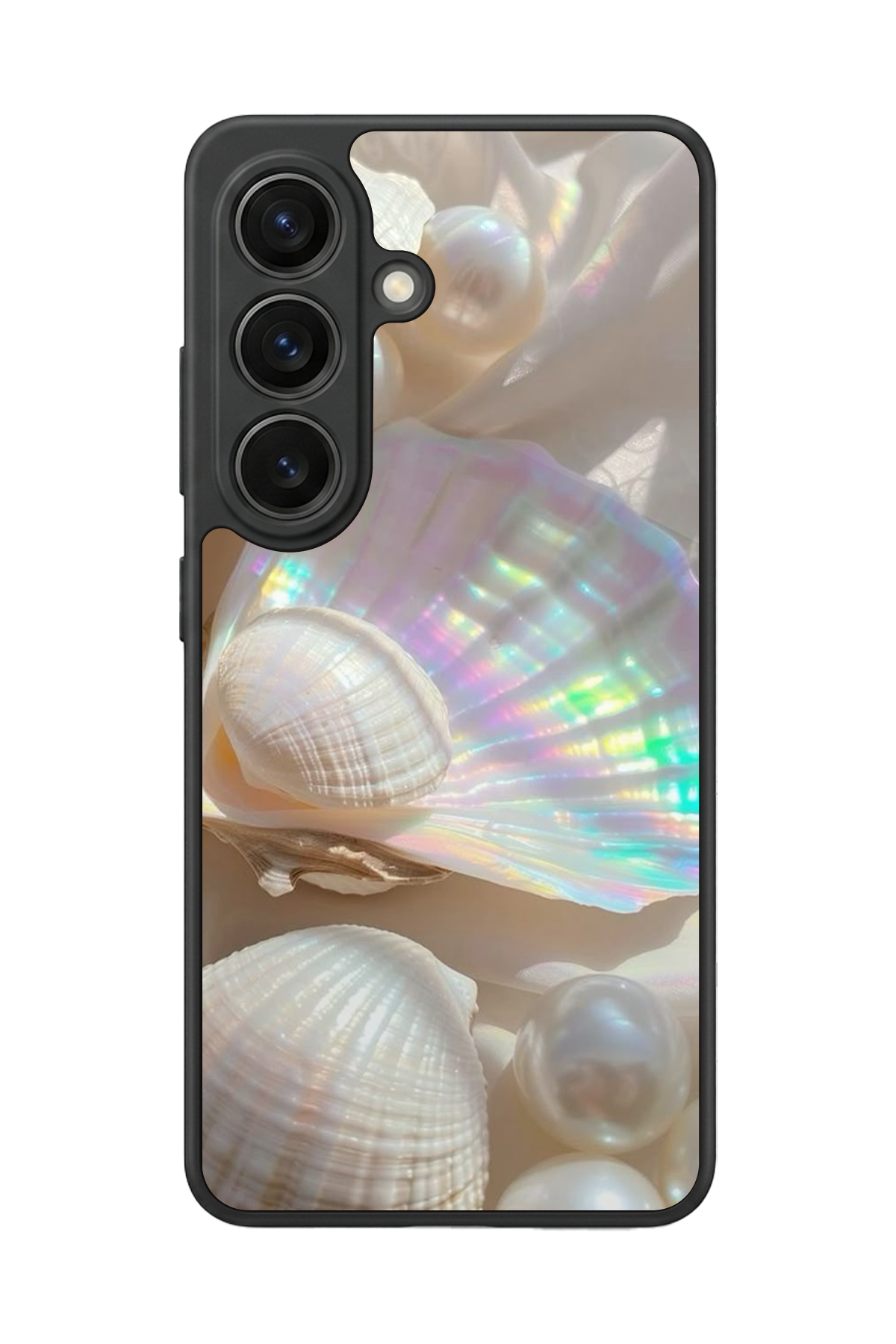 Samsung Galaxy S26 Uyumlu  İnci Tasarımlı Glossy Premium Kılıf