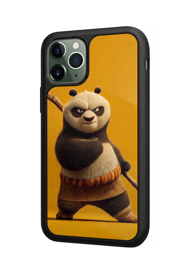 iPhone 11 Pro Uyumlu Kung Fu Panda Tasarımlı Glossy Premium Kılıf
