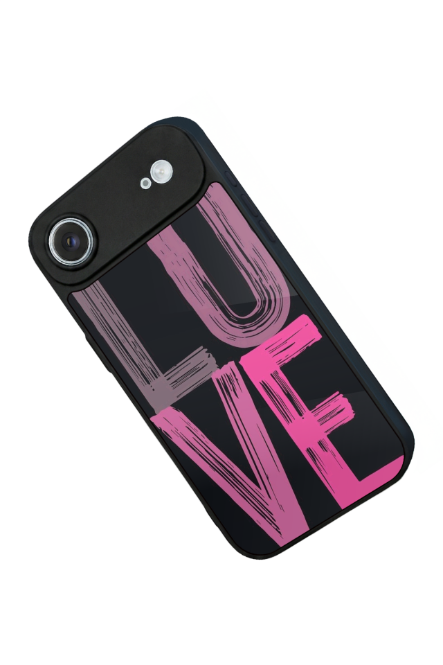 iPhone 17 Air Uyumlu Love Tasarımlı Glossy Premium Kılıf