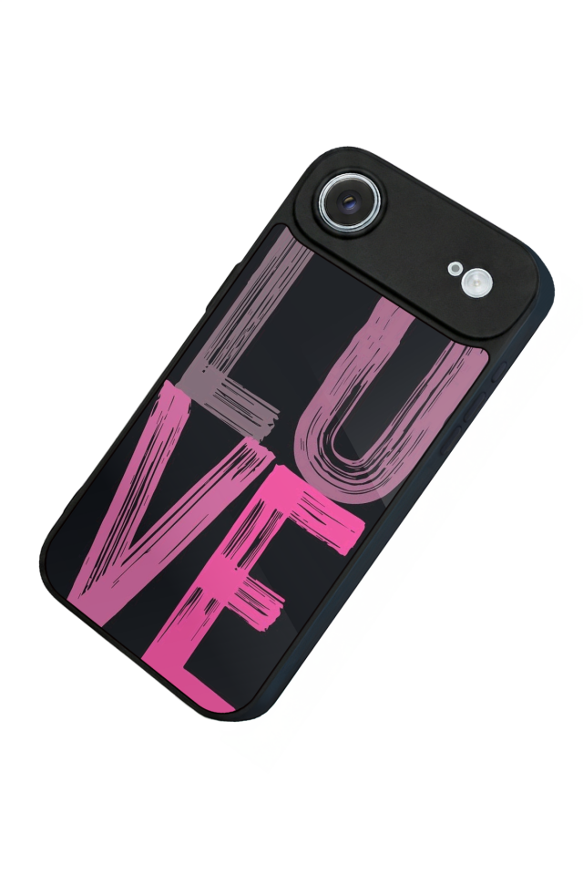 iPhone 17 Air Uyumlu Love Tasarımlı Glossy Premium Kılıf