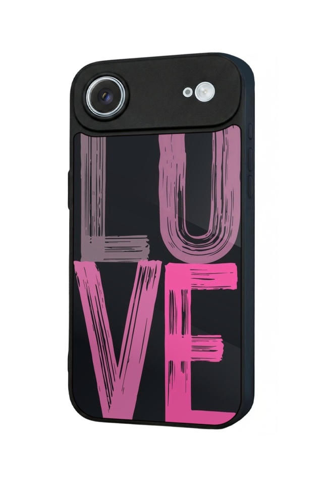 iPhone 17 Air Uyumlu Love Tasarımlı Glossy Premium Kılıf
