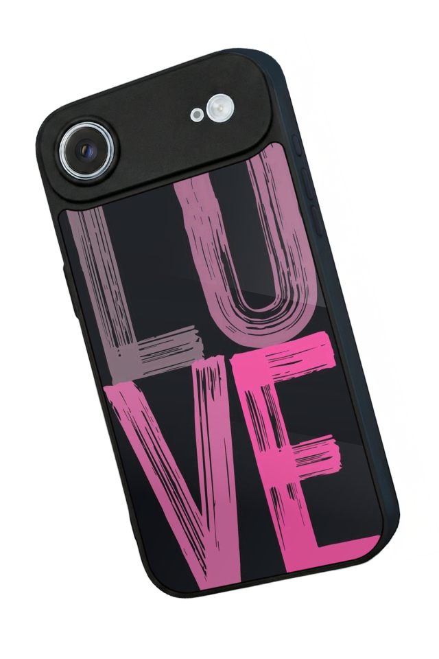 iPhone 17 Air Uyumlu Love Tasarımlı Glossy Premium Kılıf