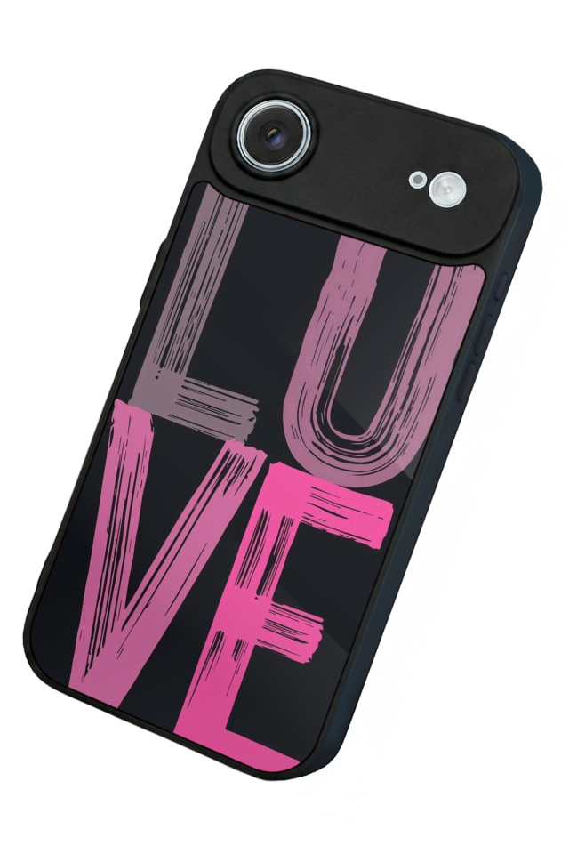 iPhone 17 Air Uyumlu Love Tasarımlı Glossy Premium Kılıf