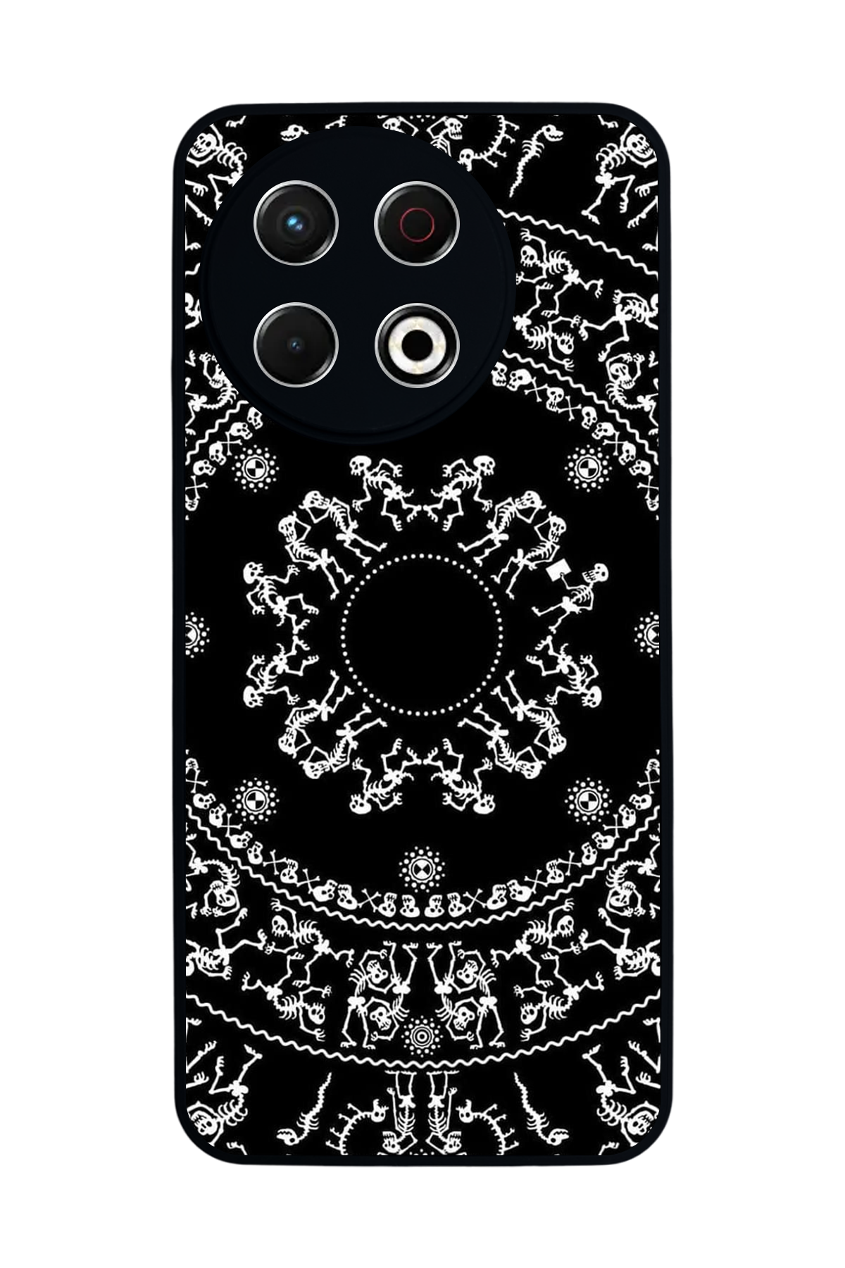 Tecno Spark 30 Pro Uyumlu Mandala Tasarımlı Glossy Premium Kılıf