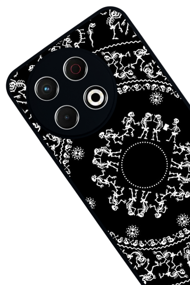 Tecno Spark 30 Pro Uyumlu Mandala Tasarımlı Glossy Premium Kılıf