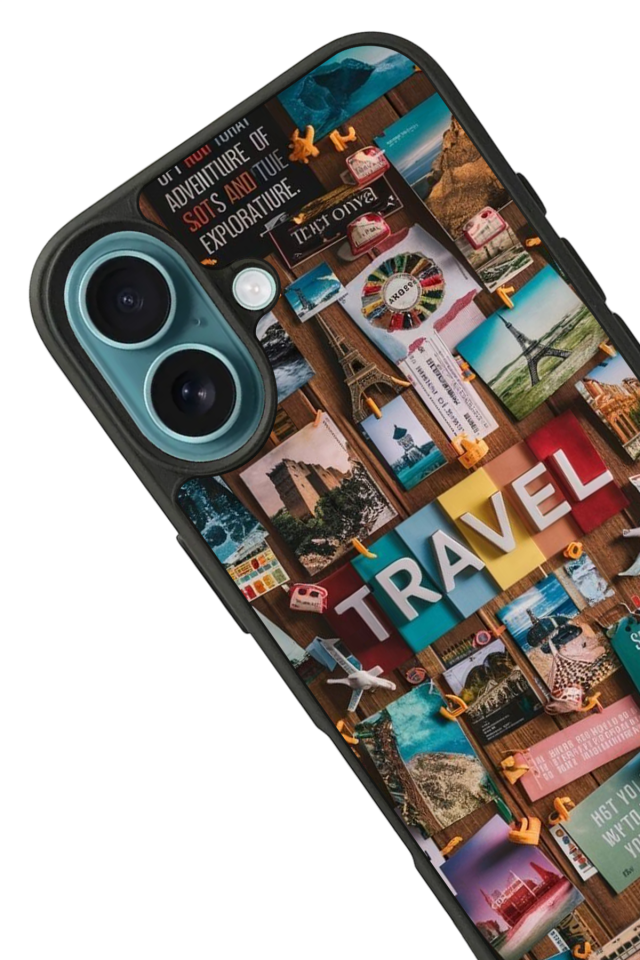 iPhone 16 Plus Uyumlu Poster Tasarımlı Glossy Premium Kılıf