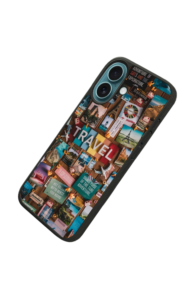 iPhone 16 Plus Uyumlu Poster Tasarımlı Glossy Premium Kılıf