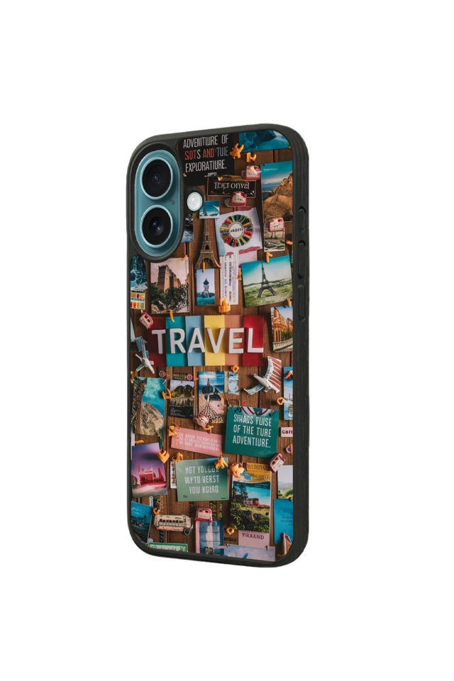 iPhone 16 Plus Uyumlu Poster Tasarımlı Glossy Premium Kılıf