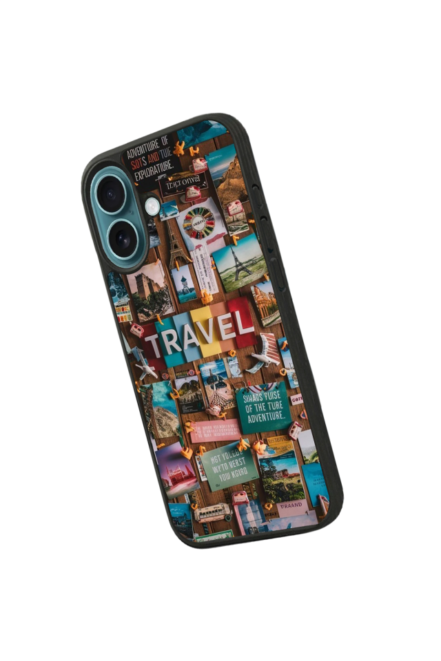 iPhone 16 Plus Uyumlu Poster Tasarımlı Glossy Premium Kılıf