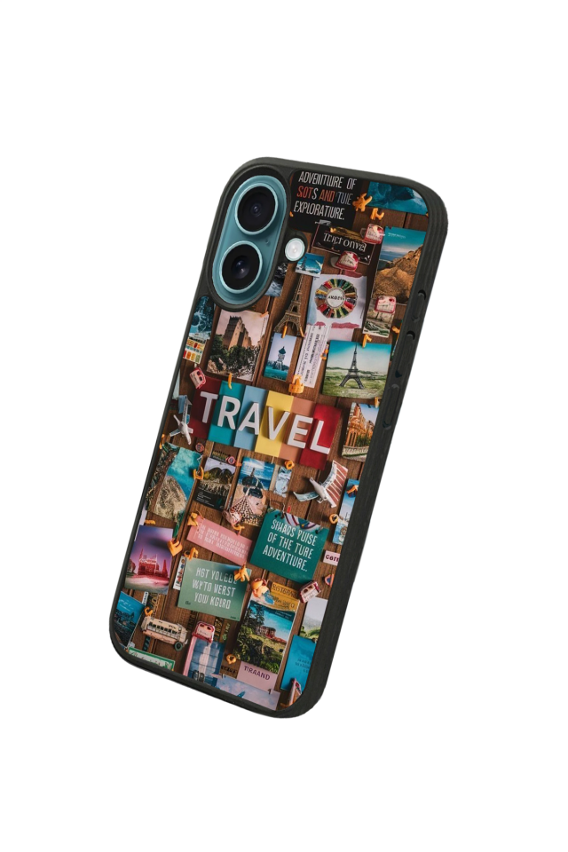 iPhone 16 Plus Uyumlu Poster Tasarımlı Glossy Premium Kılıf