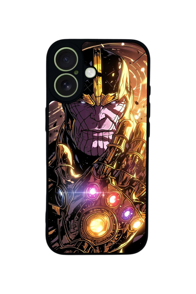 iPhone 17 Uyumlu Thanos Tasarımlı Glossy Premium Kılıf
