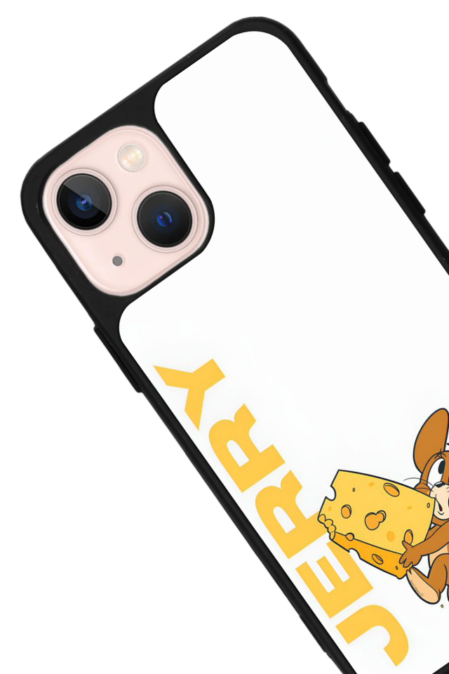 iPhone 15 Uyumlu Tom And Jerry Tasarımlı Glossy Premium Kılıf