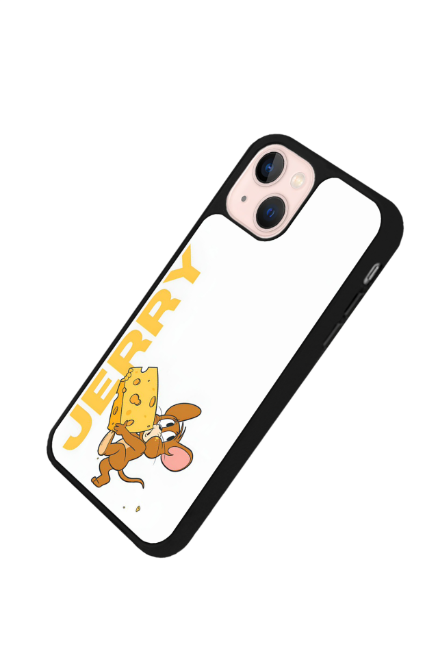 iPhone 15 Uyumlu Tom And Jerry Tasarımlı Glossy Premium Kılıf