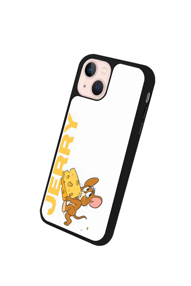 iPhone 15 Uyumlu Tom And Jerry Tasarımlı Glossy Premium Kılıf