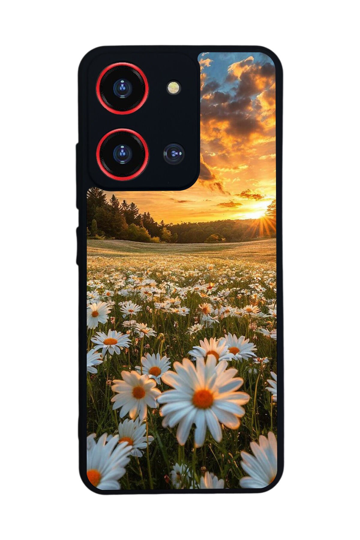 Reeder S19 Max Pro S 108MP Uyumlu Cicek Tasarımlı Glossy Premium Kılıf