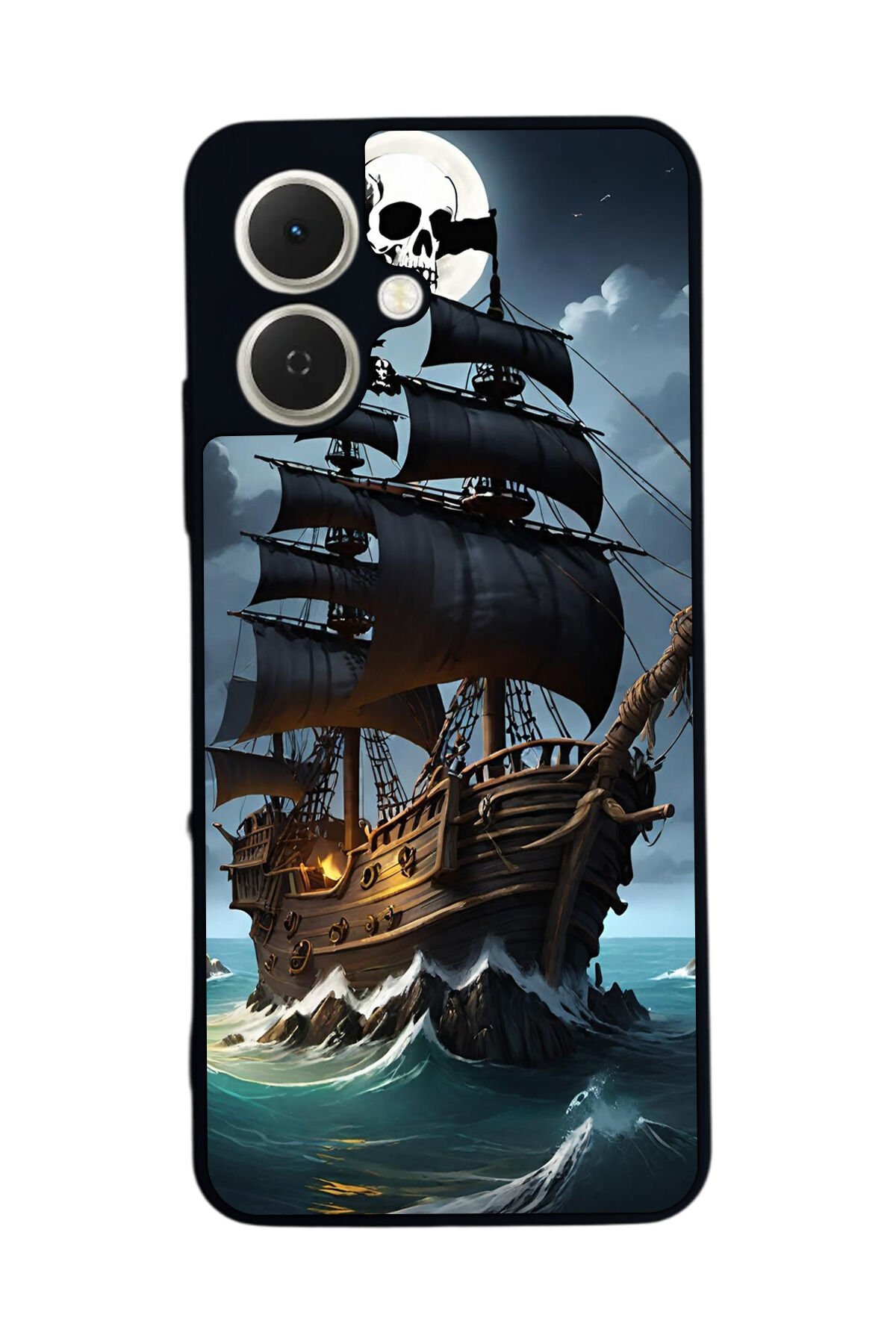 Tecno Spark GO 2 Uyumlu Korsan Tasarımlı Glossy Premium Kılıf