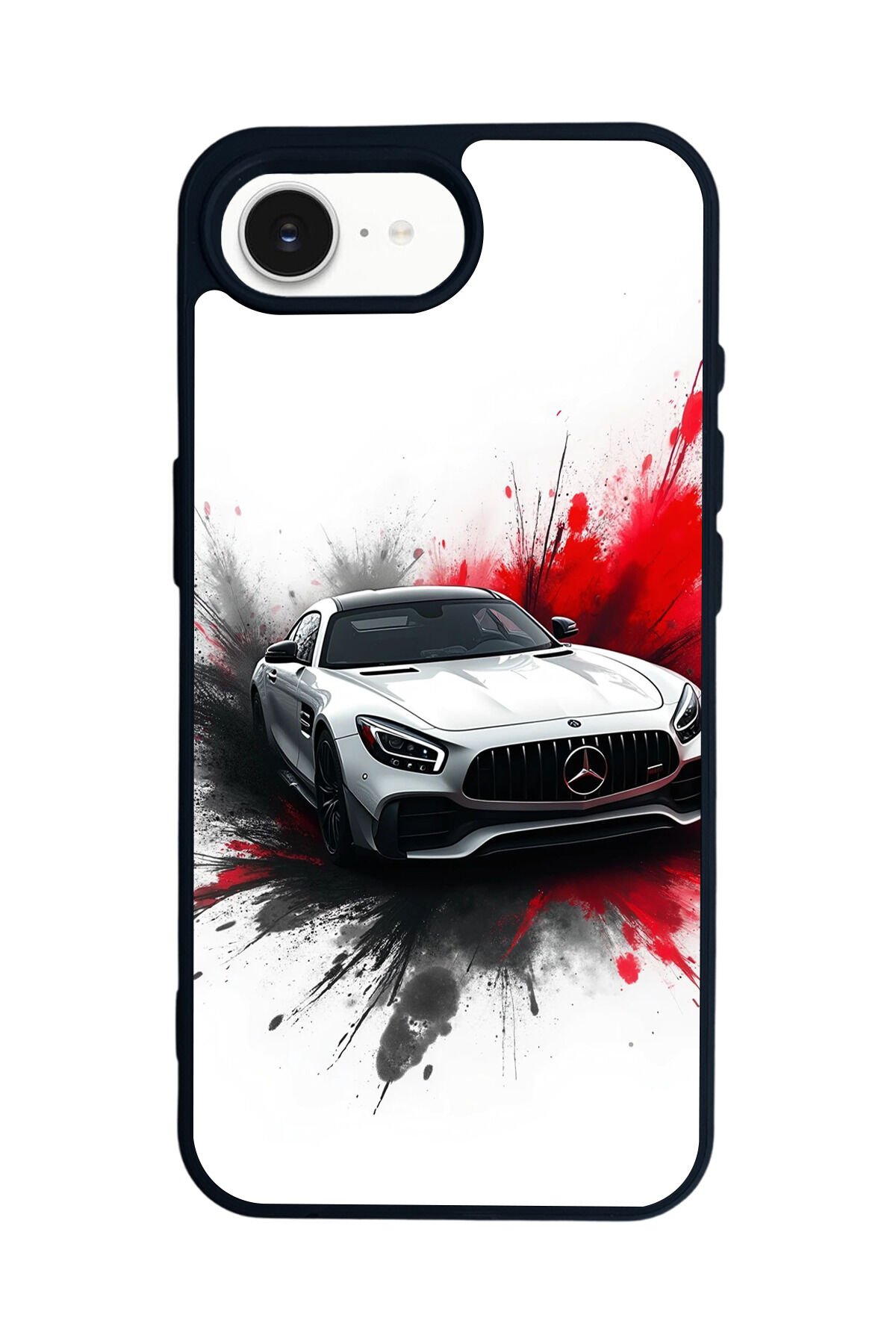iPhone 16E Uyumlu Mercedes Tasarımlı Glossy Premium Kılıf