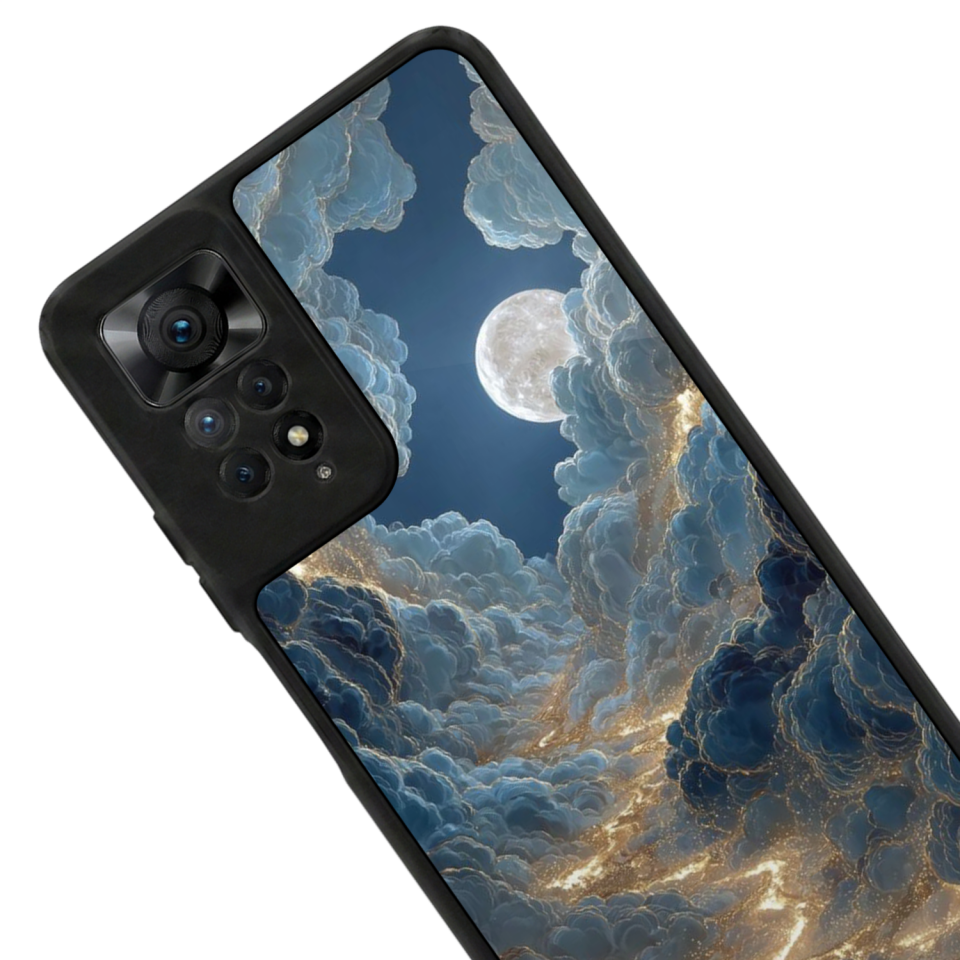 Xiaomi Redmi Note 11 Pro Uyumlu Ay Tasarımlı Glossy Premium Kılıf