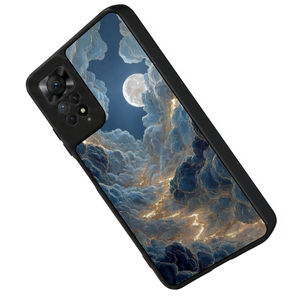 Xiaomi Redmi Note 11 Pro Uyumlu Ay Tasarımlı Glossy Premium Kılıf