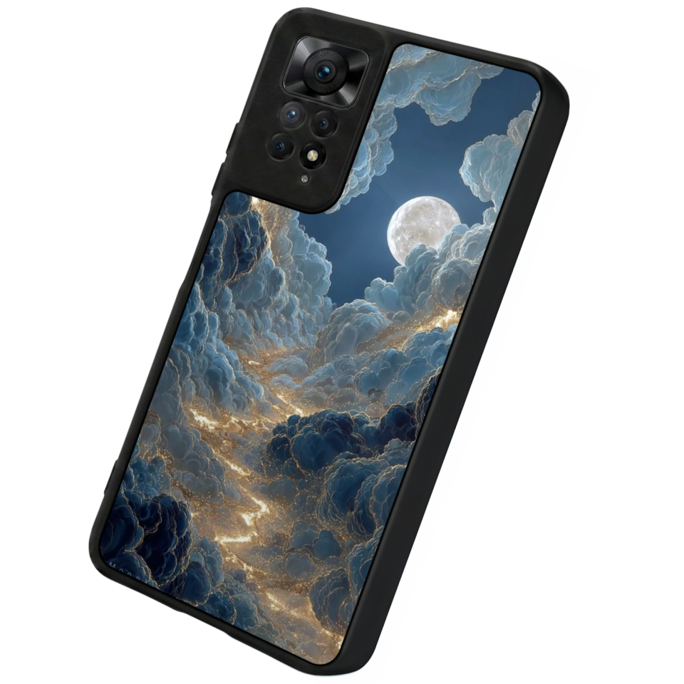 Xiaomi Redmi Note 11 Pro Uyumlu Ay Tasarımlı Glossy Premium Kılıf