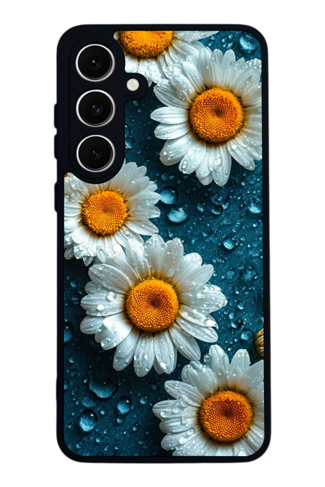Samsung Galaxy A16 Uyumlu Cicek Tasarımlı Glossy Premium Kılıf