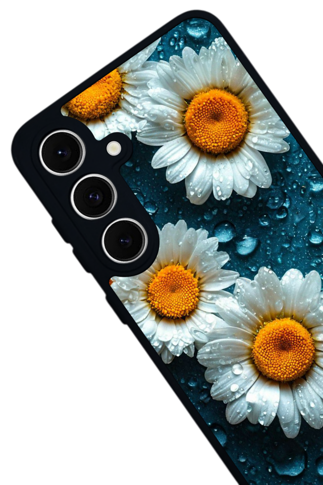 Samsung Galaxy A16 Uyumlu Cicek Tasarımlı Glossy Premium Kılıf