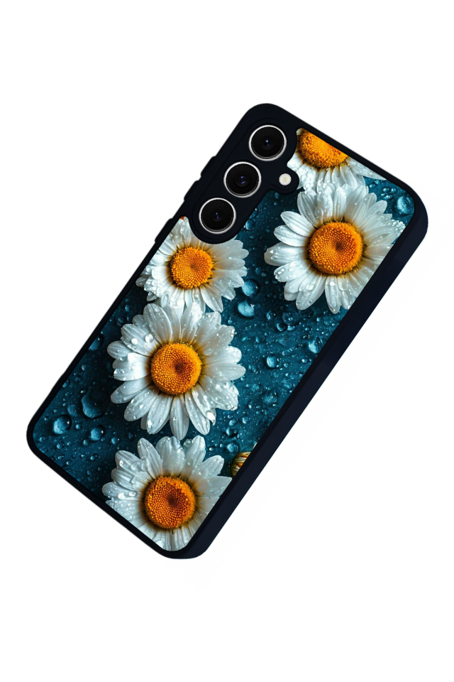 Samsung Galaxy A16 Uyumlu Cicek Tasarımlı Glossy Premium Kılıf