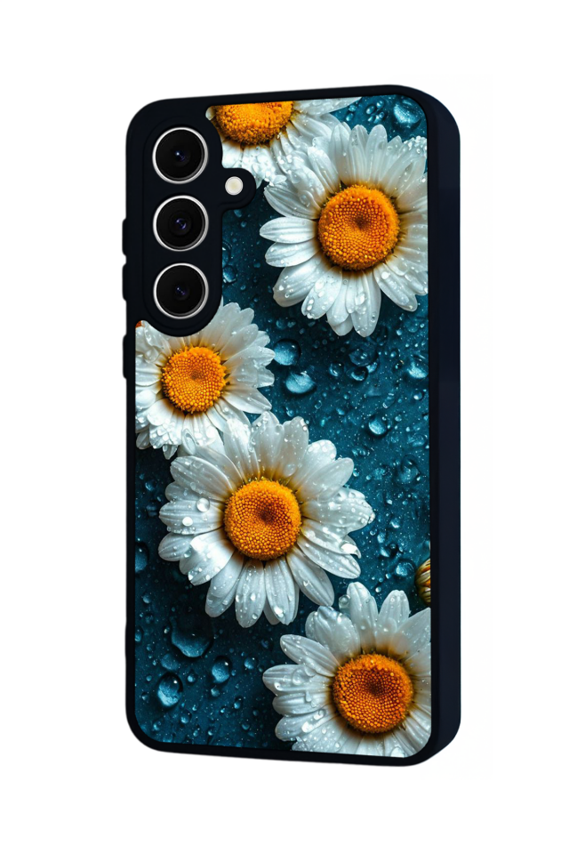 Samsung Galaxy A16 Uyumlu Cicek Tasarımlı Glossy Premium Kılıf