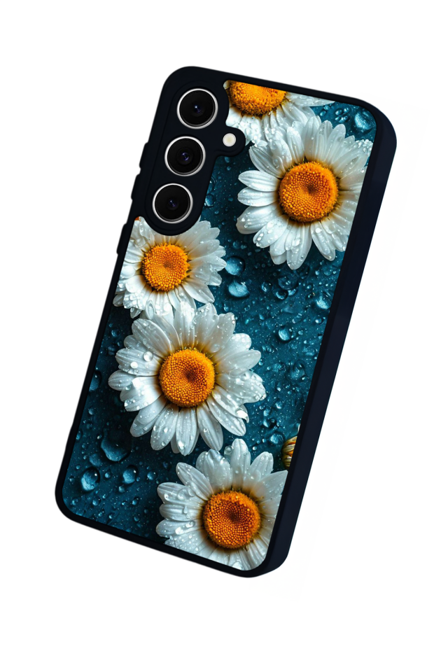 Samsung Galaxy A16 Uyumlu Cicek Tasarımlı Glossy Premium Kılıf