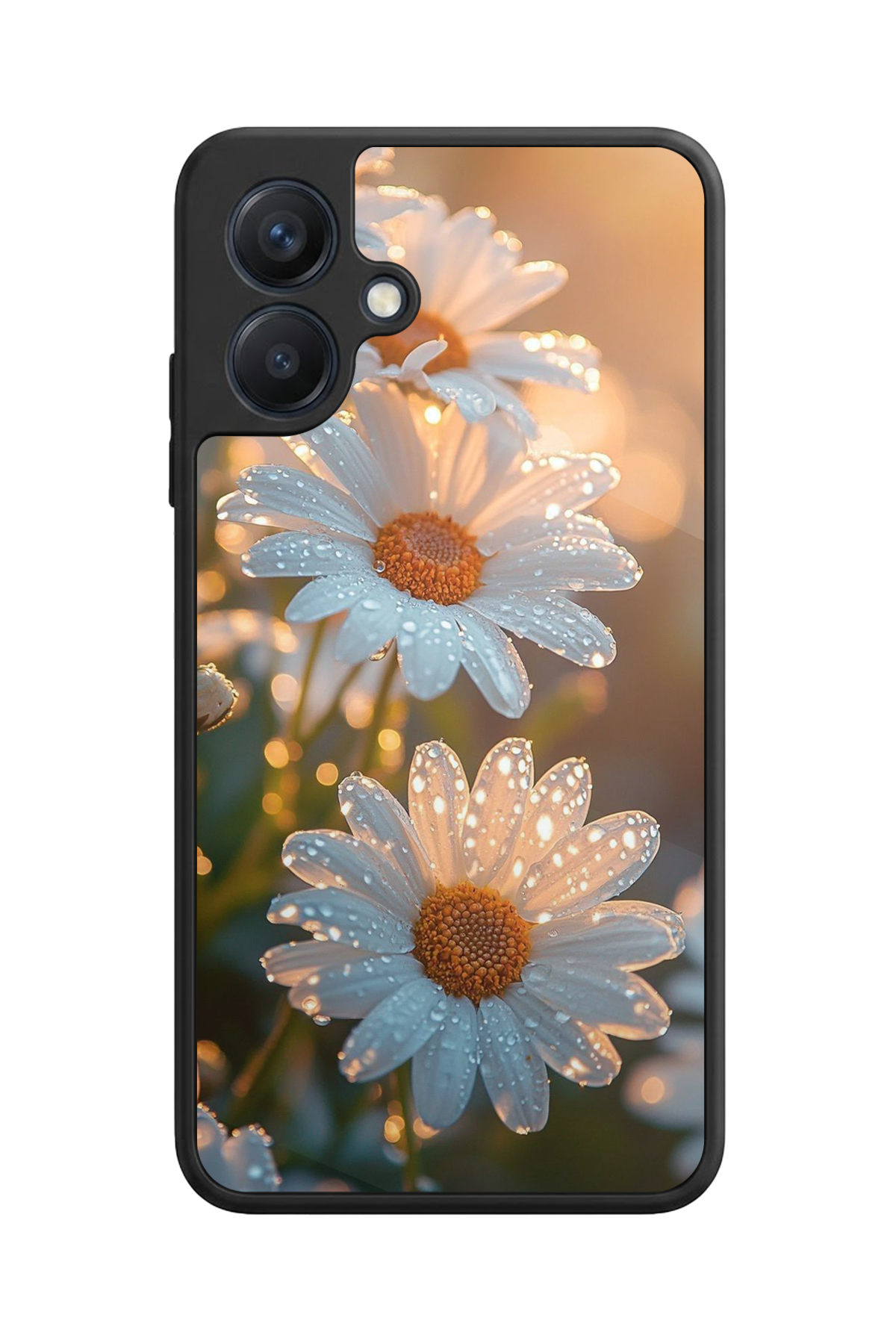 Samsung Galaxy A07 Uyumlu Cicek Tasarımlı Glossy Premium Kılıf