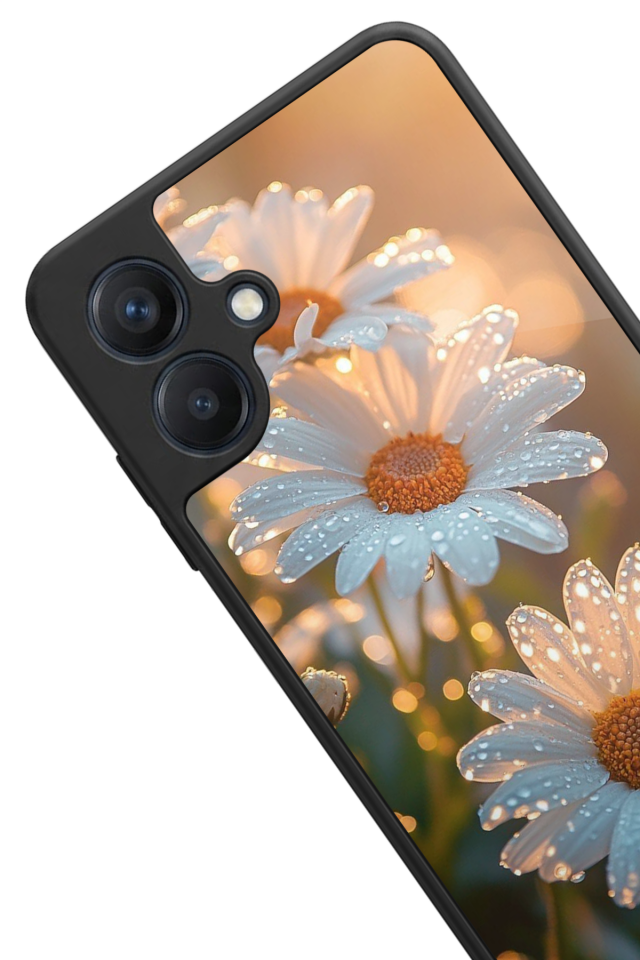 Samsung Galaxy A07 Uyumlu Cicek Tasarımlı Glossy Premium Kılıf