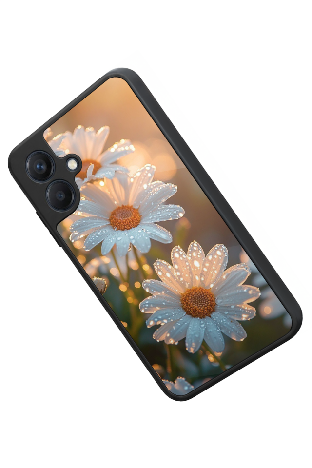 Samsung Galaxy A07 Uyumlu Cicek Tasarımlı Glossy Premium Kılıf