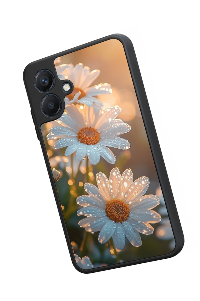 Samsung Galaxy A07 Uyumlu Cicek Tasarımlı Glossy Premium Kılıf