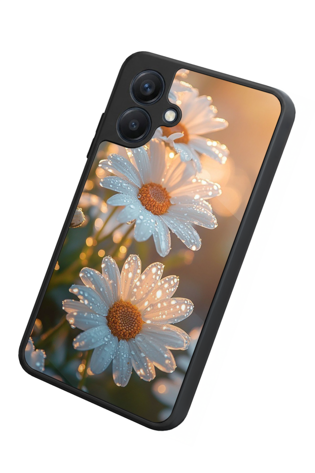 Samsung Galaxy A07 Uyumlu Cicek Tasarımlı Glossy Premium Kılıf