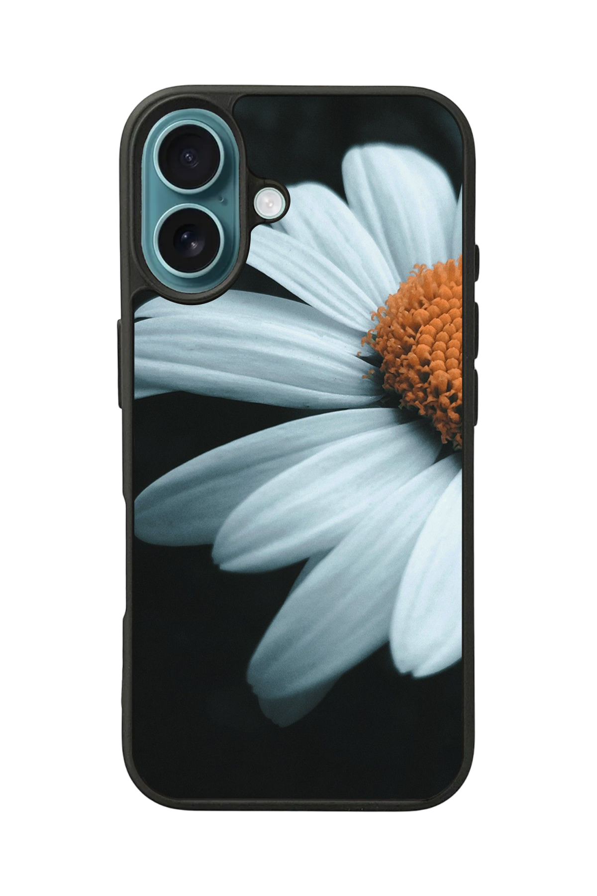 iPhone 16 Uyumlu Cicek Tasarımlı Glossy Premium Kılıf