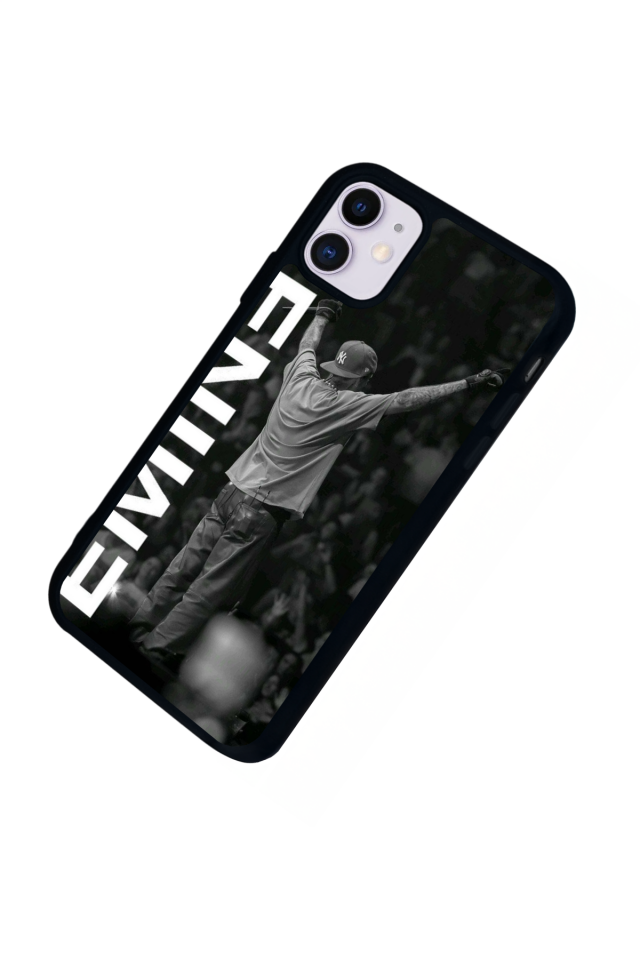 iPhone 11 Uyumlu Eminem Tasarımlı Glossy Premium Kılıf