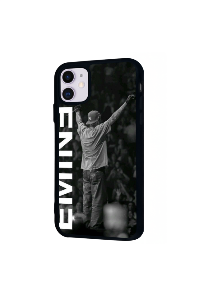iPhone 11 Uyumlu Eminem Tasarımlı Glossy Premium Kılıf