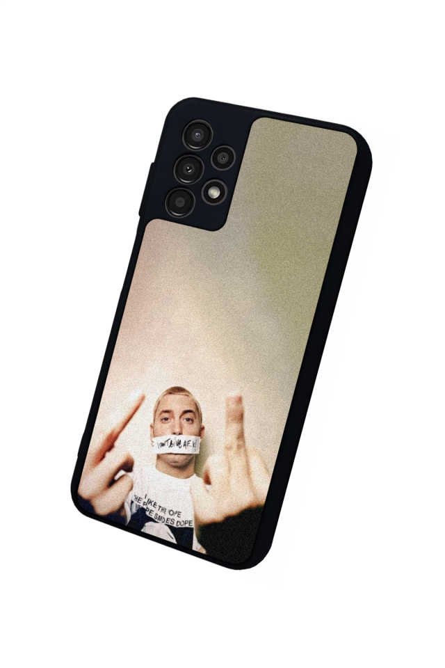 Samsung Galaxy A13 Uyumlu Eminem Tasarımlı Glossy Premium Kılıf