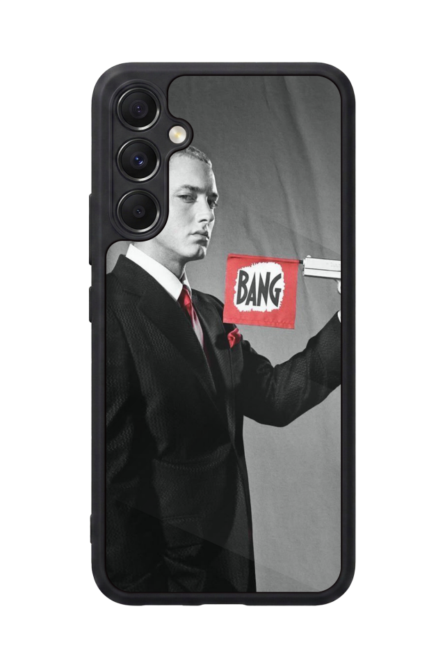 Samsung Galaxy M34 Uyumlu Eminem Tasarımlı Glossy Premium Kılıf