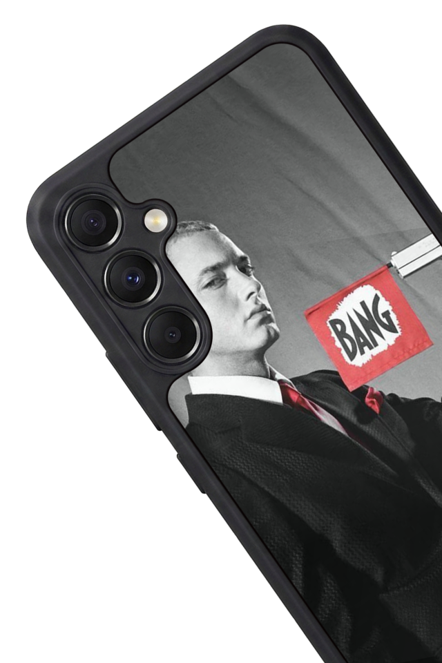Samsung Galaxy M34 Uyumlu Eminem Tasarımlı Glossy Premium Kılıf