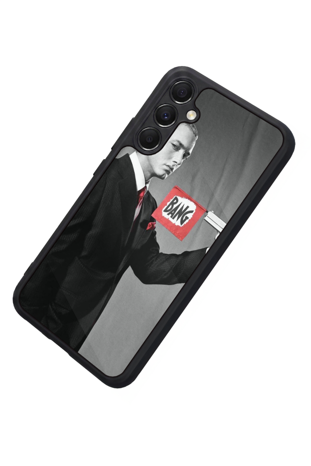 Samsung Galaxy M34 Uyumlu Eminem Tasarımlı Glossy Premium Kılıf