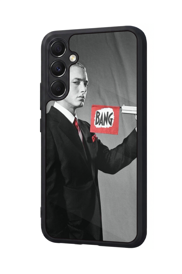Samsung Galaxy M34 Uyumlu Eminem Tasarımlı Glossy Premium Kılıf
