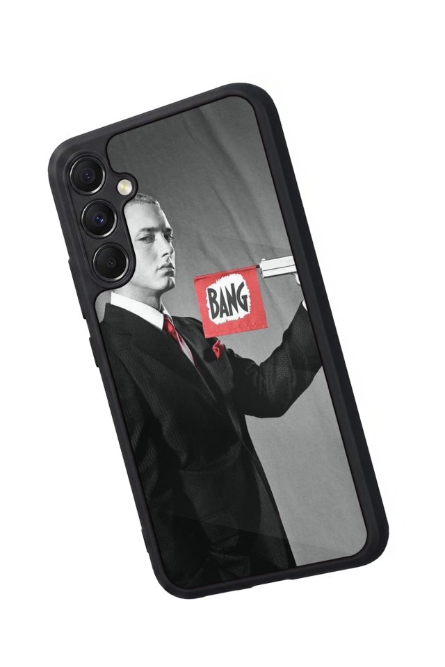 Samsung Galaxy M34 Uyumlu Eminem Tasarımlı Glossy Premium Kılıf