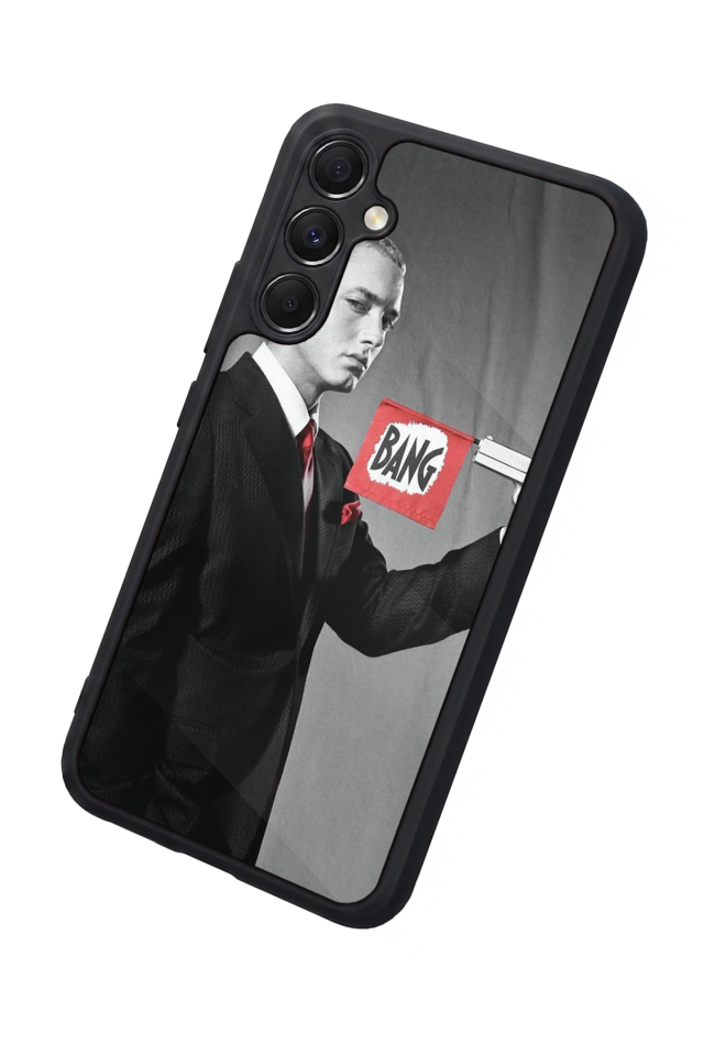 Samsung Galaxy M34 Uyumlu Eminem Tasarımlı Glossy Premium Kılıf