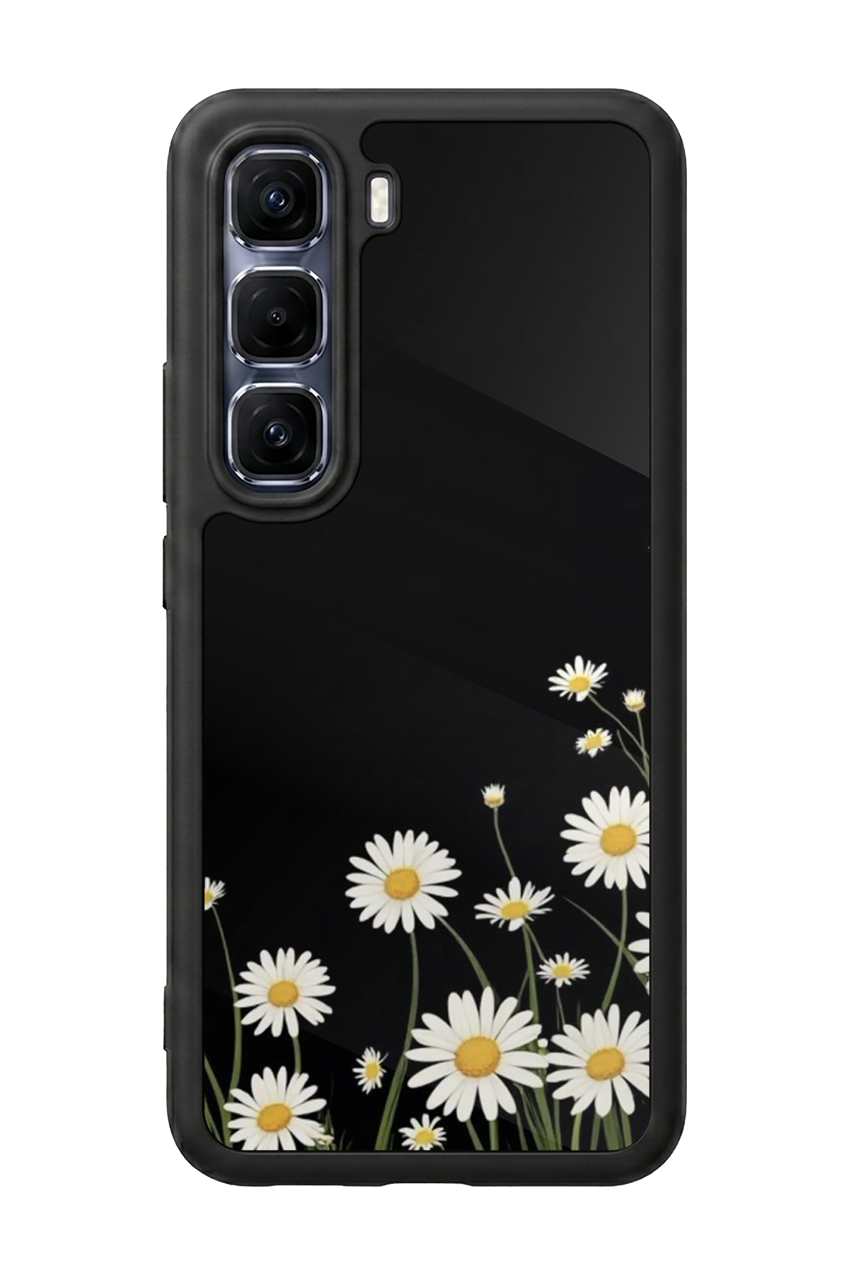 Infinix Hot 60 Pro Plus Uyumlu Floral Tasarımlı Glossy Premium Kılıf