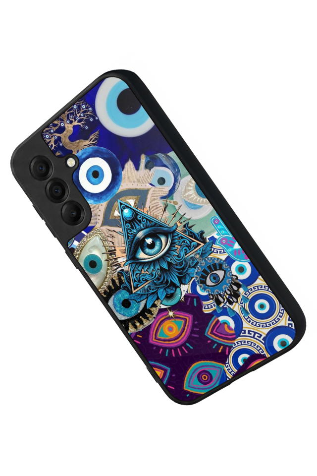 Samsung Galaxy A17 Uyumlu Göz Tasarımlı Glossy Premium Kılıf